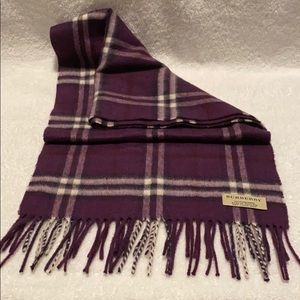 Burberry cashmere scarf